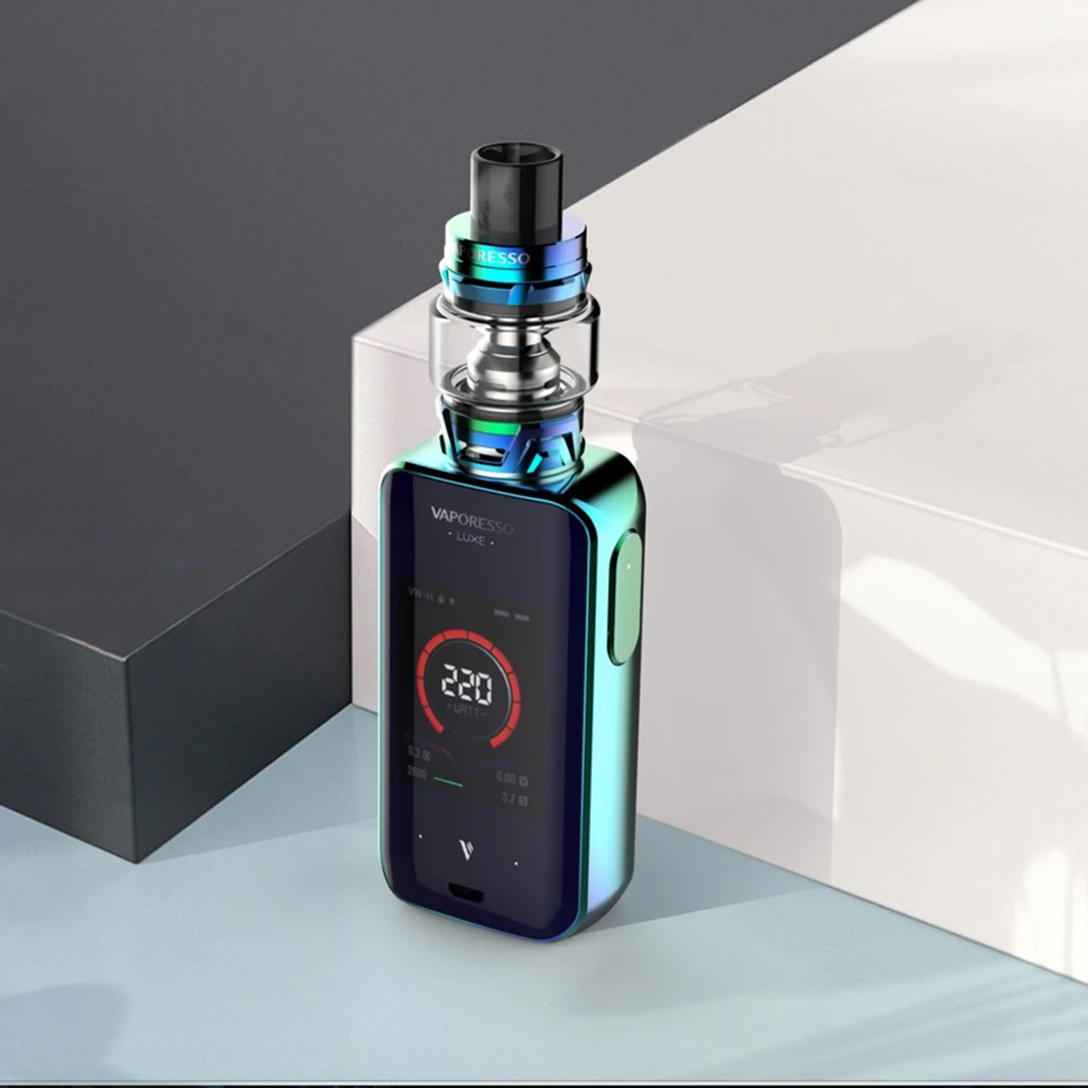 Nuevo Original Vaporesso Luxe 220 W pantalla táctil TC Kit W/8 ml/2 ml SKRR & 2,0 pulgadas gran pantalla táctil de E-cig Vape Kit - 3