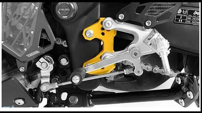 KODASKIN CNC алюминий Rearset задний комплект Замена база Монтажная пластина для Yamaha YZF R3 R25 MT03 2013