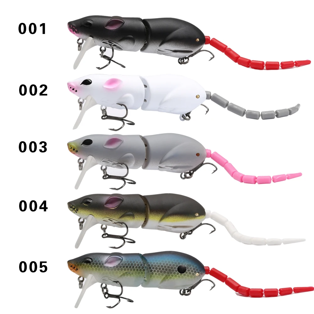 Искусственная Рыболовная Приманка 5 шт/лот пластиковая мышь плавающая приманка крыса приманка рыболовная приманка с крючком рыболовные снасти гольян кренкбейты