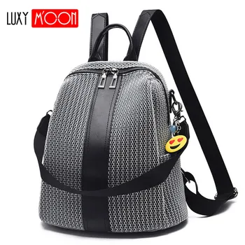 

Women Backpack 2019 Fashion Nylon Backpacks Ladies Travel School Bags for Teenage Girls Anti Theft Shoulder Bag Female XA106K