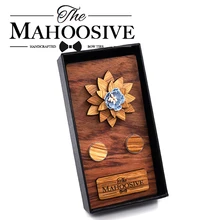 Mahoosible деревянный галстук-бабочка для мужчин, классические деревянные галстуки-бабочки, галстуки-бабочки, свадебные аксессуары для галстуков с бантом