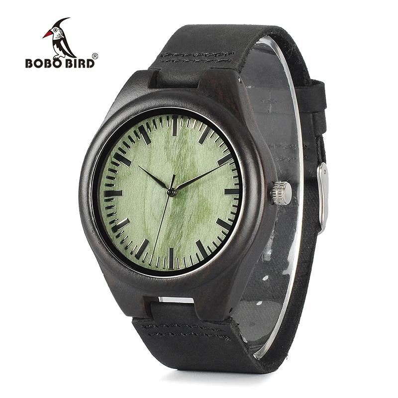BOBO BIRD Men's Woooden Watches Fashion Japan Move' Quartz Watch Male Wristwatches relogio masculino relojes C-F03 DROP SHIPPING