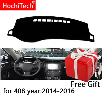 

For Peugeot 408 2014-2017 Right and Left Hand Drive Car Dashboard Covers Mat Shade Cushion Pad Carpets Accessories