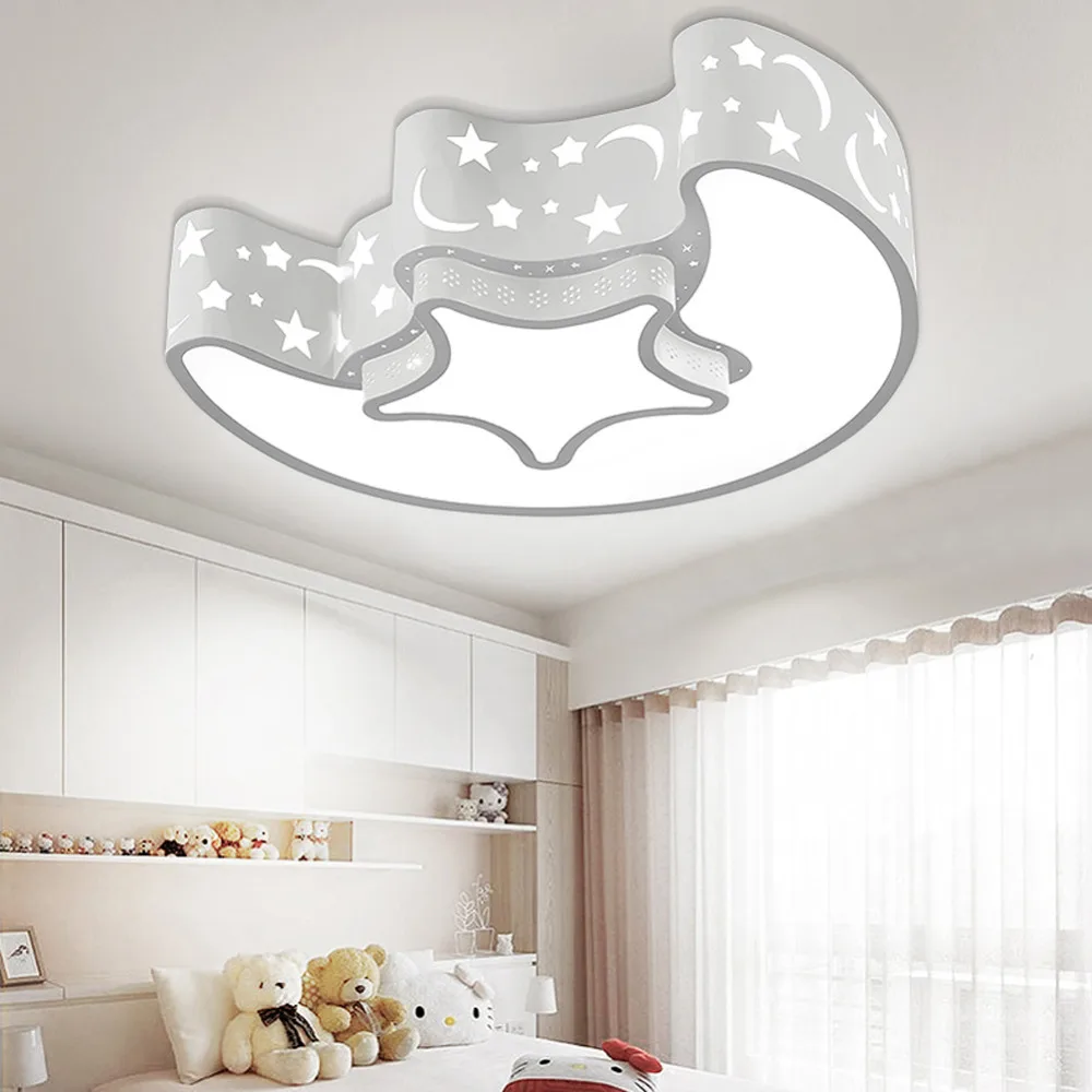 

Morden Remote control AC110V 220V ceiling lamp children's bedroom/study room ceiling lights Surface mounted ceiling