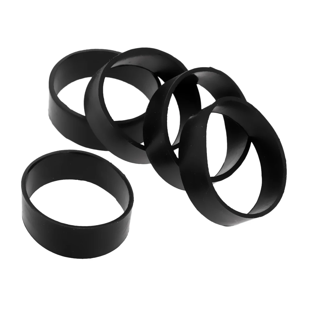 5Pcs Rubber Fixed Holding Rings Bundle for 5cm/2inch Width Diving Waist Weight Belt Webbing Backpack Bag Strap Climbing Harness