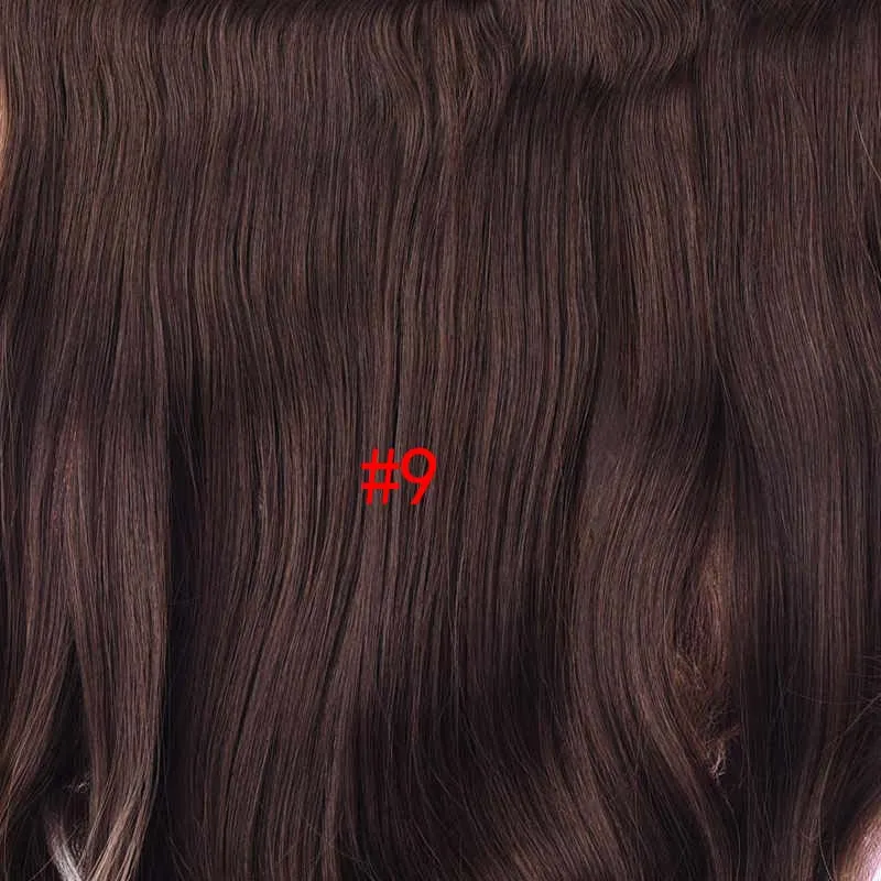 Silike 190 г волнистые Волосы на заколках синтетических выдвижениях волос блондинка 24 дюймов 17 Цвета доступны синтетические термостойкие Волокно 4 Зажимы/шт доступны синтетические волосы - Цвет: P27/613