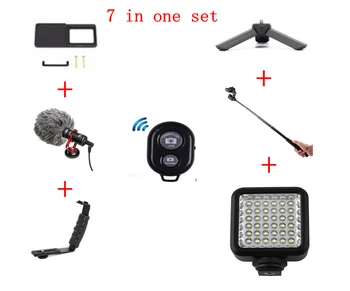 

Zhiyun SmoothQ 3 4 Mobile Phone Stabilizer Accessories Set gopro Fixtures StabilizerBY-MM1 Microphones Tripod Extension