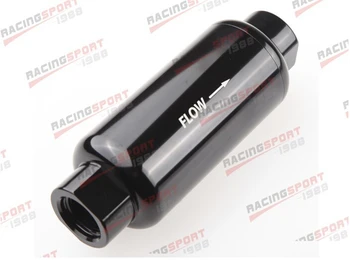 

AN -10 AN10 Black Anodised Billet Magnetic High Flow Fuel Filter 100 Micron
