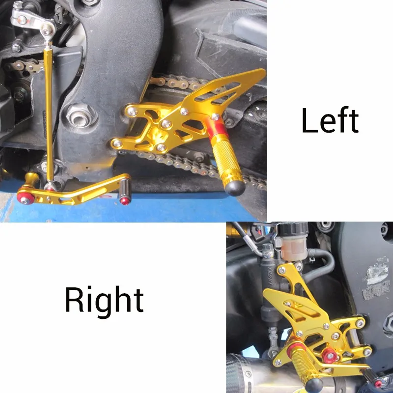 2008-2014 CBR1000RR CNC Adjustable Rearsets Foot Rest For Honda CBR 1000 RR 2008 2009 2010 2011 2012 2013 2014 7075 Aluminum (1)