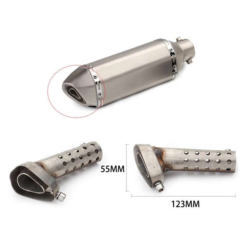 

Hexagonal Modification of Motorcycle Exhaust Tube Muffler with Adjustable Muffler Barrel Backpressure Core