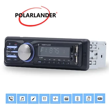 

Bluetooth FM Aux ISO Input Receiver 1Din Car Audio Stereo MP3 Player In-dash Sound 1010RDS Auto Car Radio Playback SD USB WMA