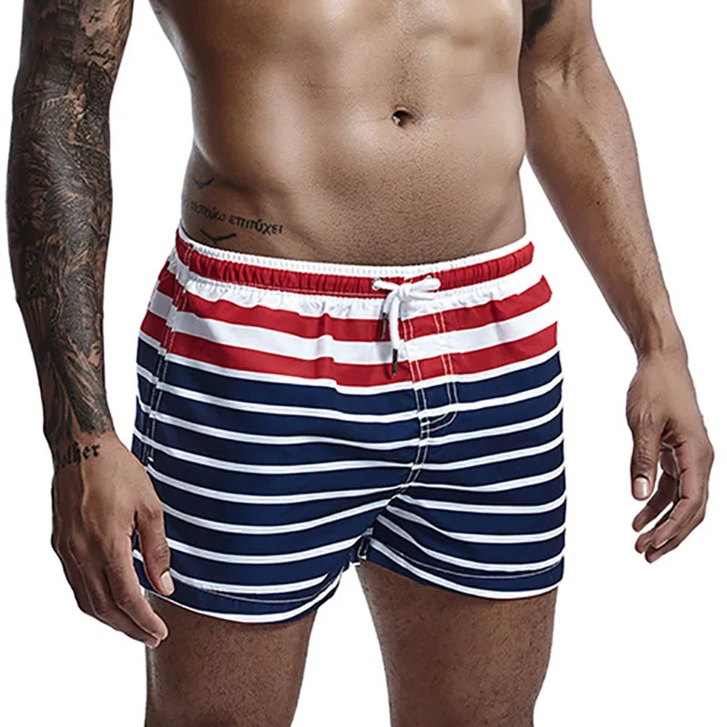 

Swimsuit Men's Beach Shorts Swimming Trunks Quick Dry Surf Beach Shorts Sport Swimwear Men Boardshorts Man Gym Bermuda Swimsuit