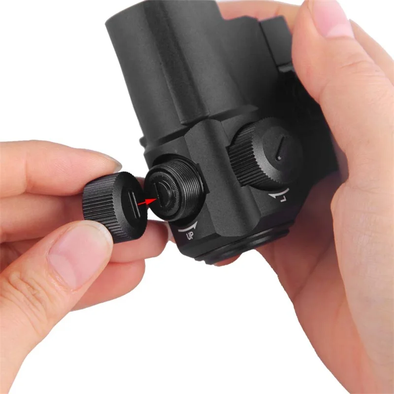 Tactical 1.5 MOA QD Red Dot Sight with Riser Mount 10 Brightness Settings fit Picatinny Rail for Hunting Airsoft (11)