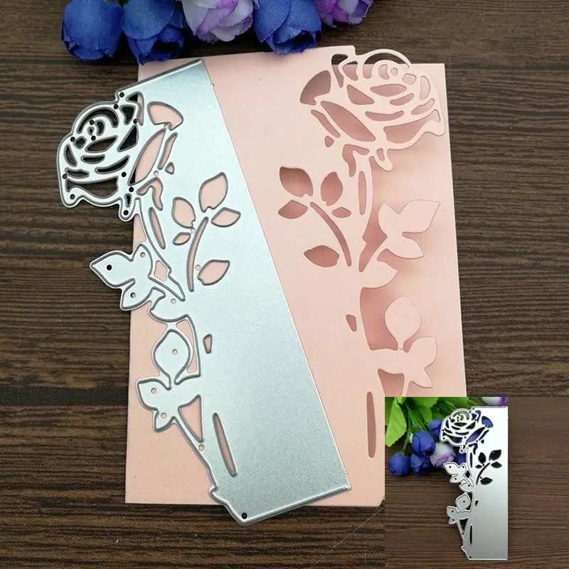 

Rose Shaped Metal Card Cutting Dies Crafts DIY Cards Making Embossing Stencil