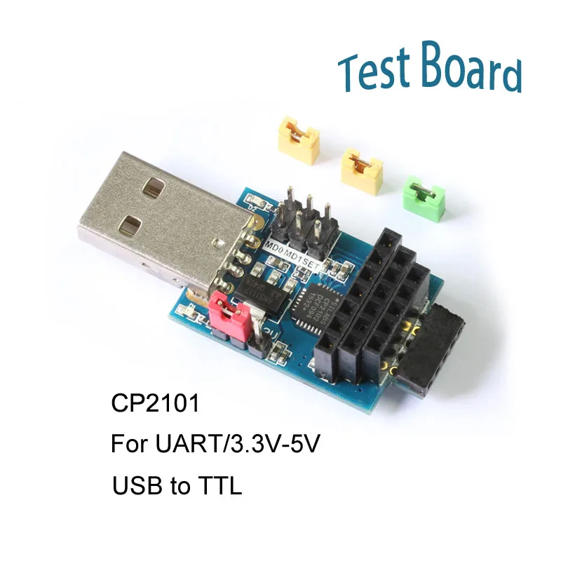

2.4Ghz 433Mhz Wireless Serial Port Module CP2102 USB to TTL Serial Converter Communication Brush Module USB Adapter Board