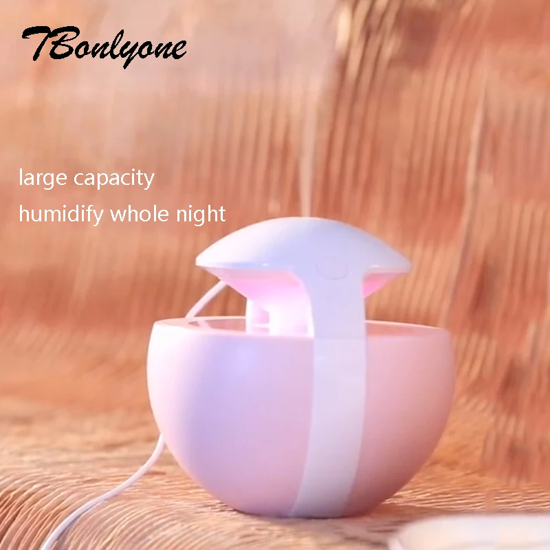 

TBonlyone 450ML Mini Humidifier for Home Air Aroma Humidifier With Colorful Light Electric Ultrasonic Diffuser Air Humidifier
