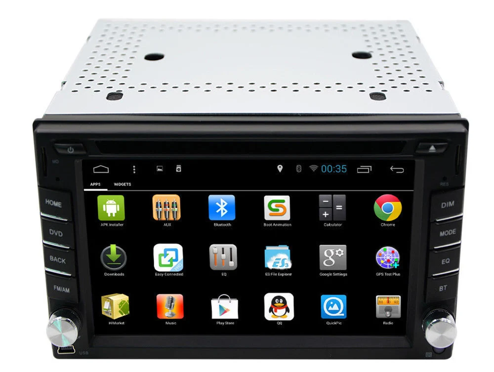 6," HD Android 9,0 автомагнитолы DVD CD MP5 видео плеер 2Din AM FM Авторадио 2G ram TF SD gps Wifi Bluetooth 45