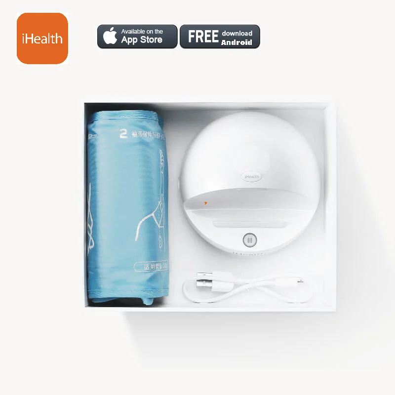 

2018 Xiaomi iHealth Smart Blood Pressure Bluetooth version Meter Dock Monitoring System For xiaomi Smart home Miijia Mi home app