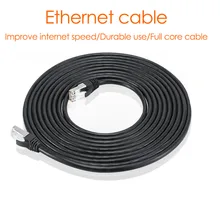 Câble Ethernet Lan RJ45 Cat5 de 50M, cordon de raccordement Compatible UTP RJ 45 pour routeur TV Cat6