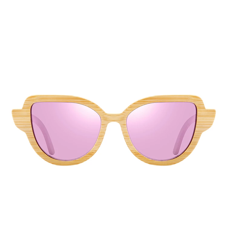 BARCUR деревянные солнцезащитные очки кошачий глаз бамбуковые деревянные солнцезащитные очки антибликовые солнцезащитные очки oculos de sol feminino