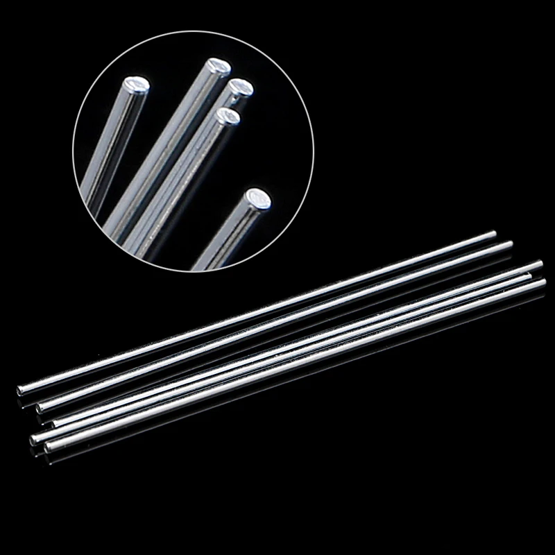 5 piezas 2x100mm eje de Acero Inoxidable Eje de engranaje de coche de juguete para accesorios de bricolaje 5 piezas 2x100mm eje de Acero Inoxidable Eje de engranaje de coche de juguete para accesorios de bricolaje