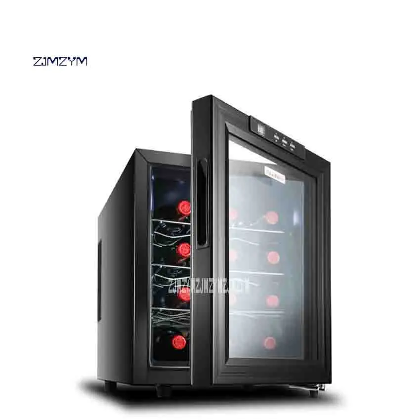 #Special Offers High Quality JC-33AW Electronic Red Wine Cabinet Homeheld Cold Storage Cabinet Wine Cooler 220V 50W 33L 12-18 Degrees Hot Sale