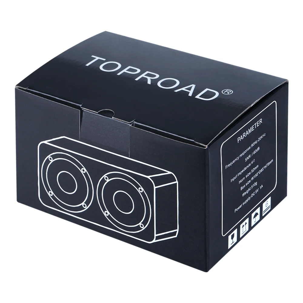 TOPROAD bezprzewodowy głośnik bluetooth drewna przenośny sprzęt Audio HiFi kina domowego odbiornika dźwięku muzyki Stereo Subwoofer głośniki komputerowe -