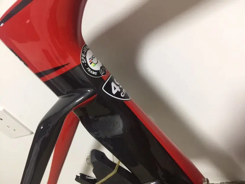 

2019 style blue color bicycle carbon frame+handlebar+v breaks+frok+seatpost full bike frame glossy finished T1000 UD glossy