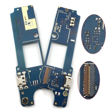 

10pcs/lot USB Charging Dock Charge Port Board Connector Flex Ribbon Cable Replacement Parts For wiko pulp fab 4g