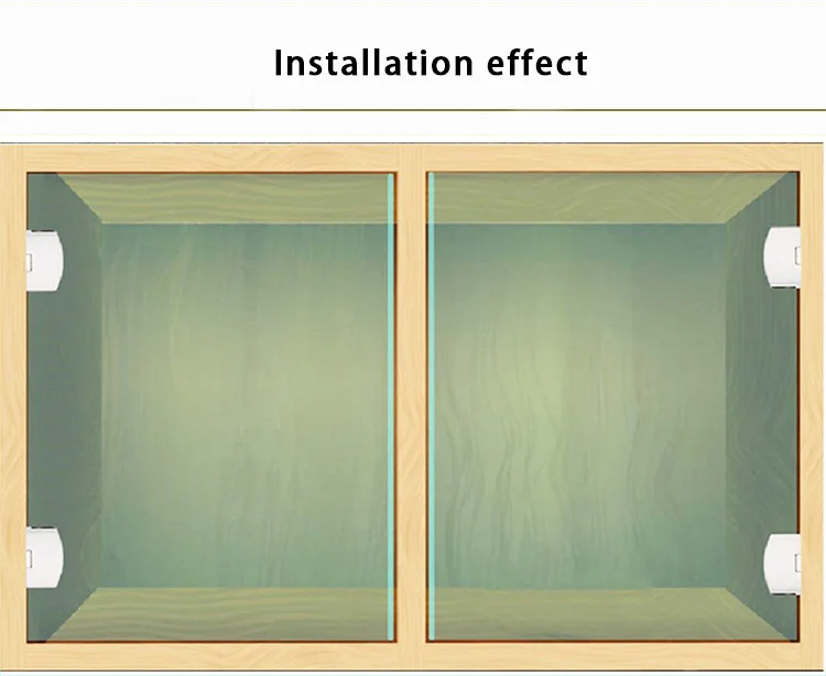 Нет бурения торта кирзит шкафа упрочненной петля для стекла