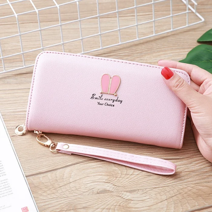 Женский Длинный кошелек с мультяшным рисунком, клатч, Большая вместительная сумка для мобильного телефона, кошелек для студента, карта - Цвет: Set 8