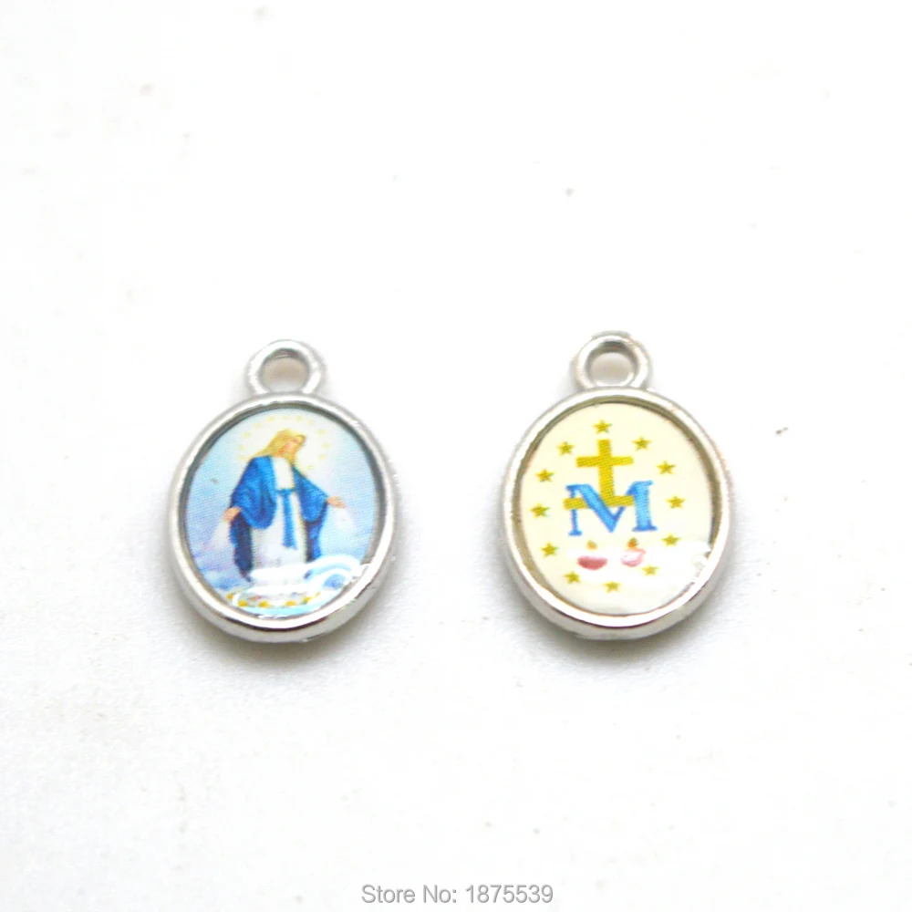 

Fashion Small Charm Used in Bracelet Two Side Different Pictures Blue Mary