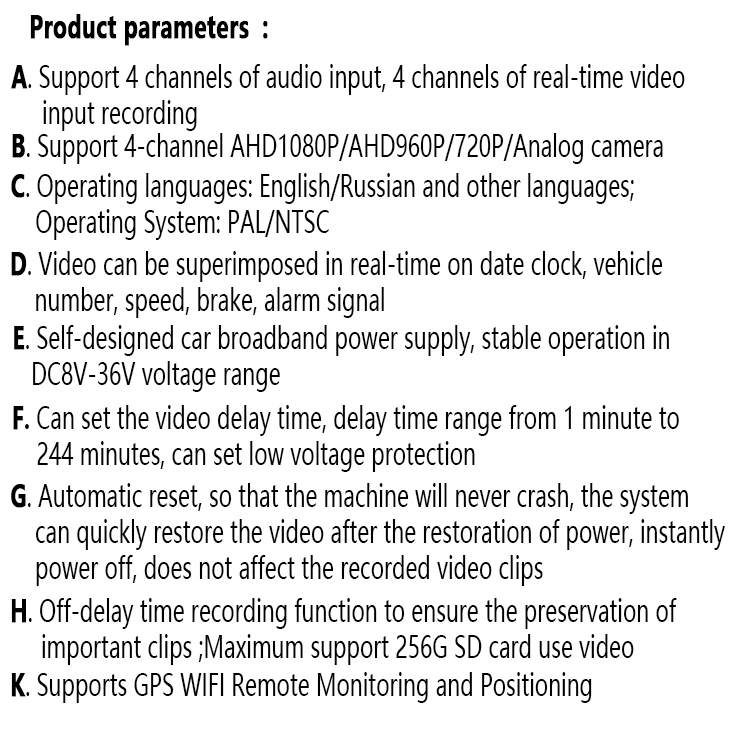 AHD1080P 4 канала dual-карты удаленного на борту видеомагнитофон gps трек отслеживание WI-FI видео в реальном времени мониторинг MDVR hd пикселей