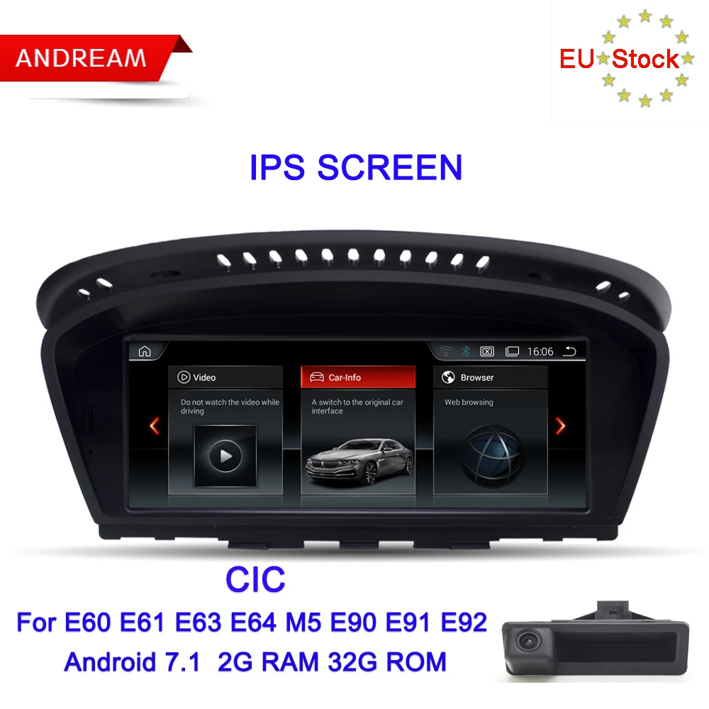 8 &quotAndroid Экран ID6 Интерфейс автомобиль мультимедийный плеер для серии BMW 5 E60 E61 E62 E63