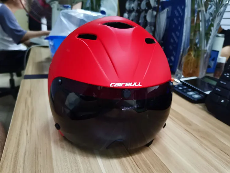 Горячее предложение, велосипедный шлем CAIRBULL VICTOR, магнитные очки, шлем для шоссейного велосипеда, Триатлон, пробный шлем, пневматический TT велосипедный шлем, шапка
