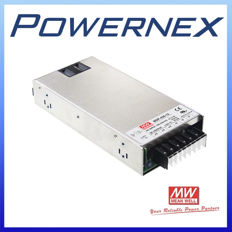 

[PowerNex] MEAN WELL original MSP-450-12 12v 37.5A meanwell MSP-450 12V 450W Single Output Medical Switching Power Supply
