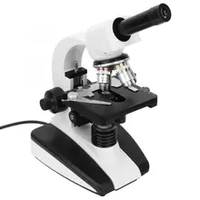 Monocular Compound Microscope Compound Monocular Microscope 40X-1600X Abbe Condenser 2-Layer Optical Instrument student compound microscope amscope supplies 40x 1000x glass optics metal frame student compound microscope slides