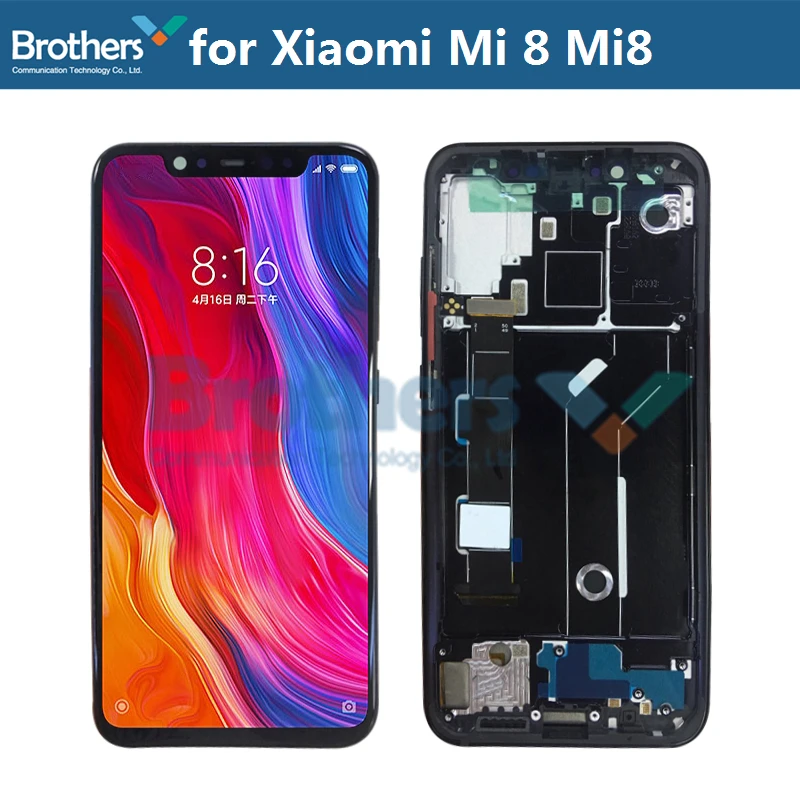 ЖК-дисплей для Xiaomi mi 8 mi 8 ЖК-экран для Xiaomi mi 8 сенсорный экран дигитайзер ЖК-сборка 6,21 ''запасные части тест