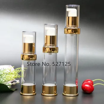 

15ml/20ml/30ml Empty Reuseble Cosmetic Portable Treatment Pump Travel Airless Bottles,moisturizer/facial water/lotion container