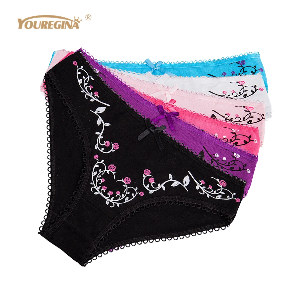 YOUREGINA Sexy Women Cotton Panties Underwear