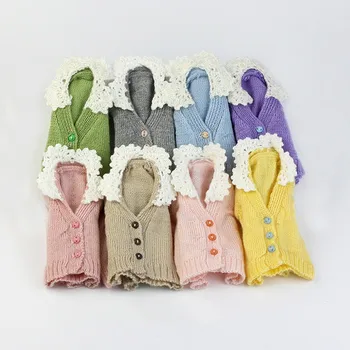 

Sweater cardigan with white collar available for Blyth Azone Dal momoko Pullip Jerryberry doll clothes dolls accessories