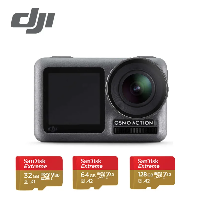 

DJI Osmo Action Dual Screens 4K HDR Video 8x Slow Motion UHD Image Quality Waterproof Camera Brand New In Stock