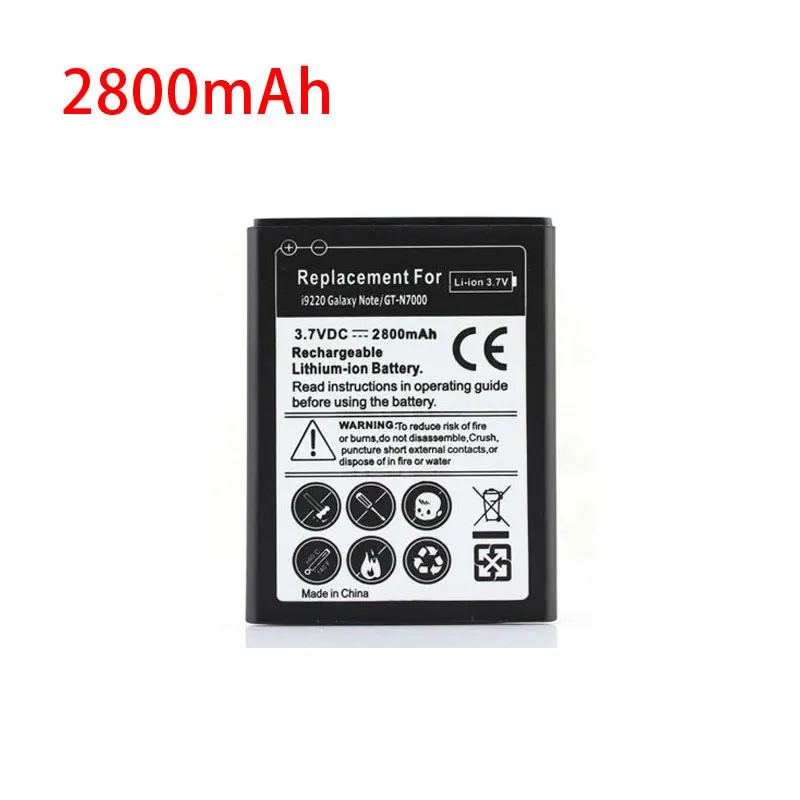 2800mah Phone Replacement Battery For Samsung Galaxy Note