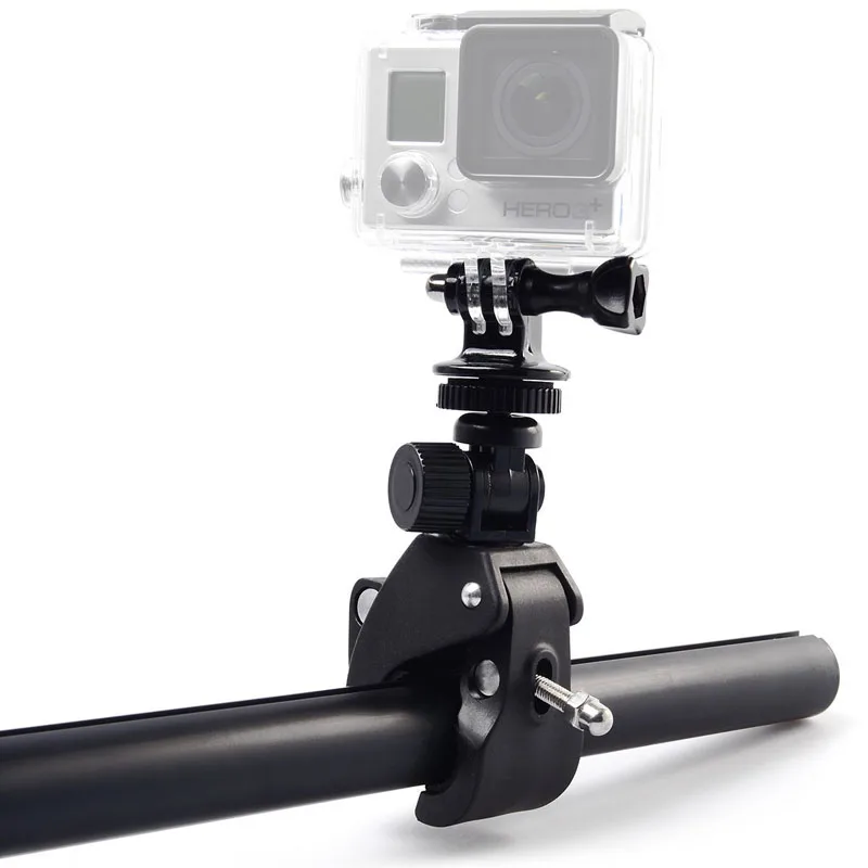 Eilane Motorcycle Bicycle Handlebar Clamp Mount Tripod Head for Session & Action Camera for Sale Eilane Motorcycle Bicycle Handlebar Clamp Mount Tripod Head for Session & Action Camera for Sale