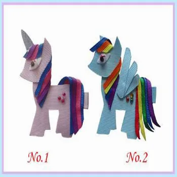 

200 pcs new style BLESSING Good Girl Bug Clip Little Pony Minions Hippopotamus Robot Monster