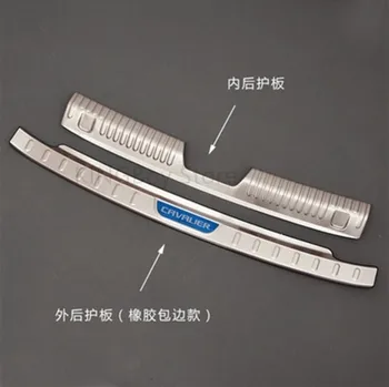 

high quality Stainless Steel Rear Bumper Protector Sill Trunk Tread Plate Trim for Chevrolet Cavalier 2018