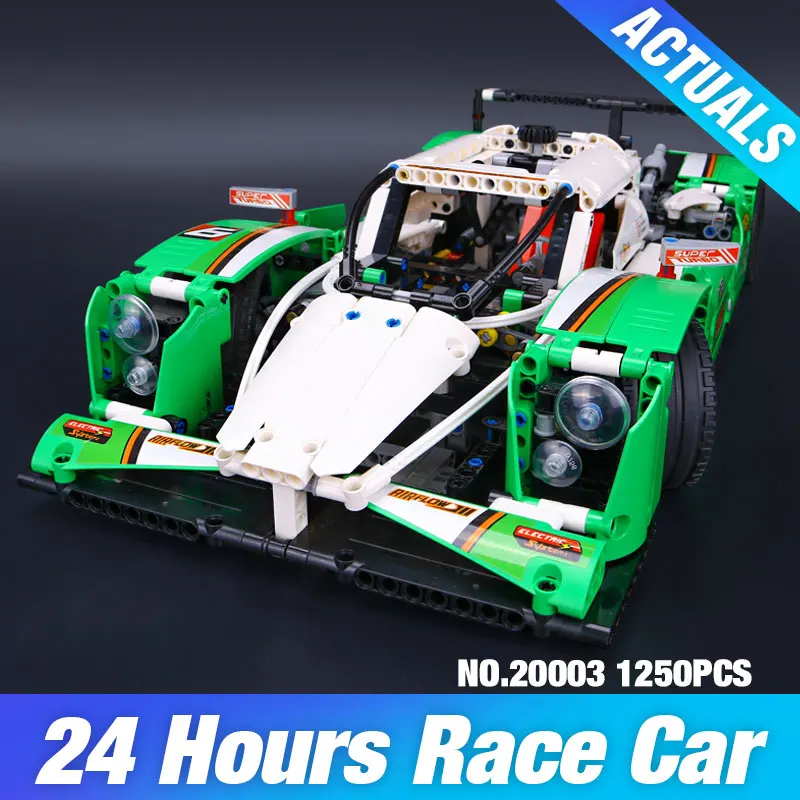 

LEPIN 20003 Technic Series The 24 hours Race Car Building Assembling Blocks Bricks 1280 pcs Toys Compatible with 42039 DIY Gift