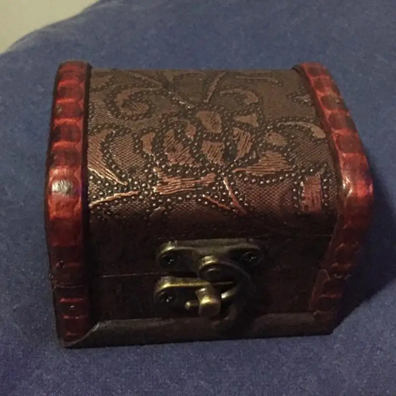 

Vintage Jewelry Box Jewellery Organizer Storage Case Mini Container Decorative Wooden Beauty Boxes