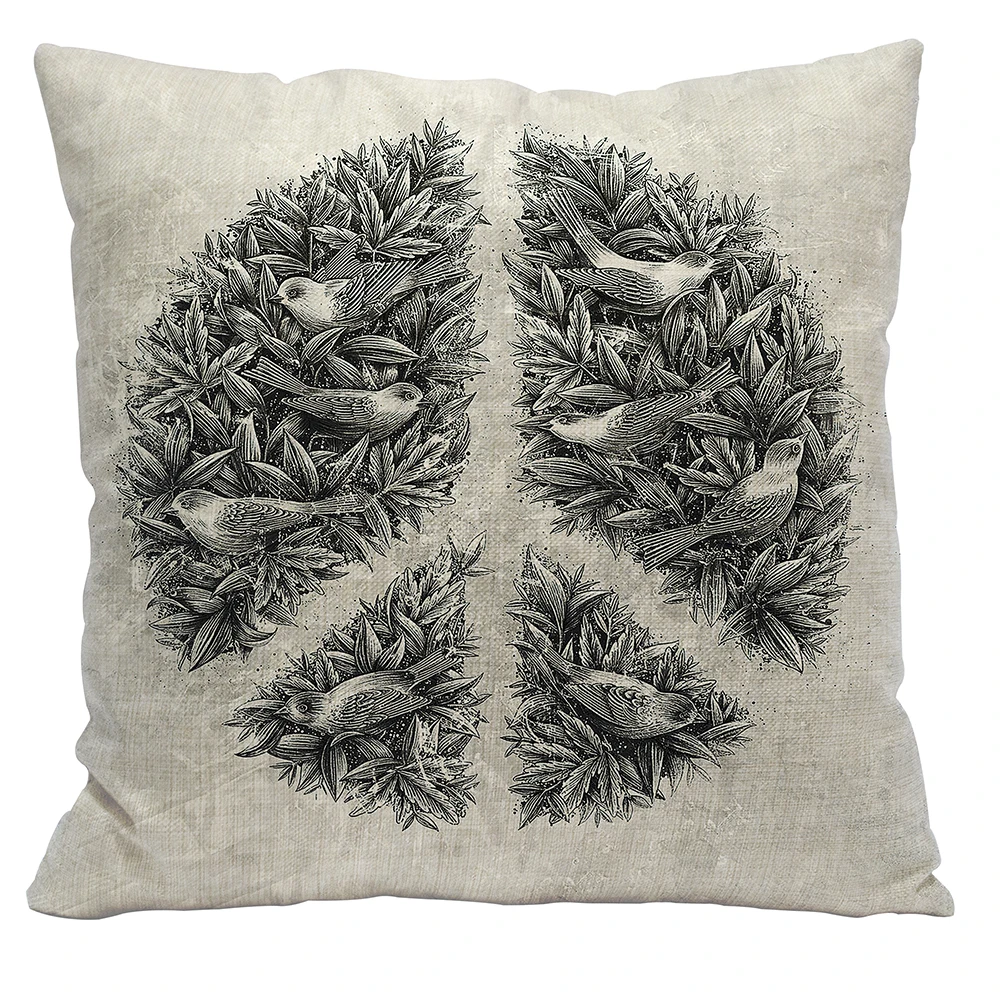 

XIAOKENAI Cotton Linen Cushion Cover Stylish Pillowcase Decorative Chair Sofa For Leaning Geometric Cushions Pillow Case Letters