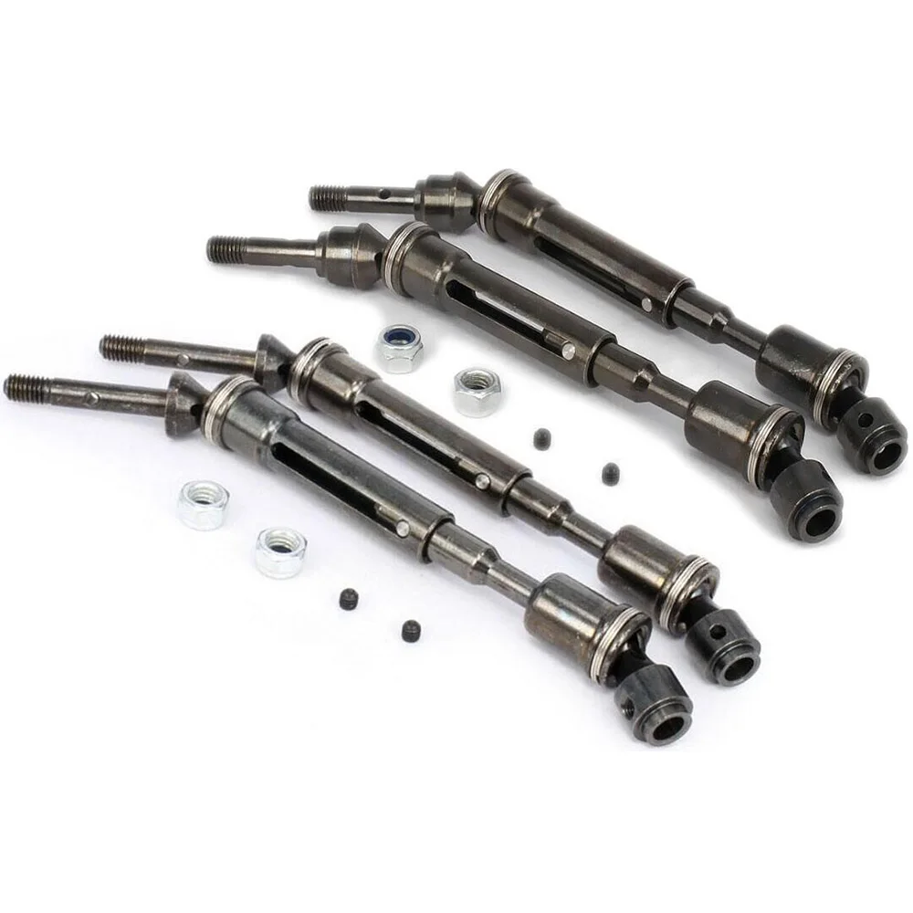 

Universal Front/Rear Drive Shaft For Rc Hobby Model Car 1/10 Traxxas Slash 5807 Stampede 2pcs Steel Upgraded Hop-Up Parts